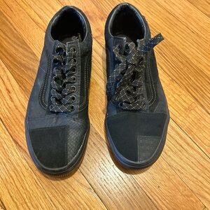 Women’s Black Patchwork Vans